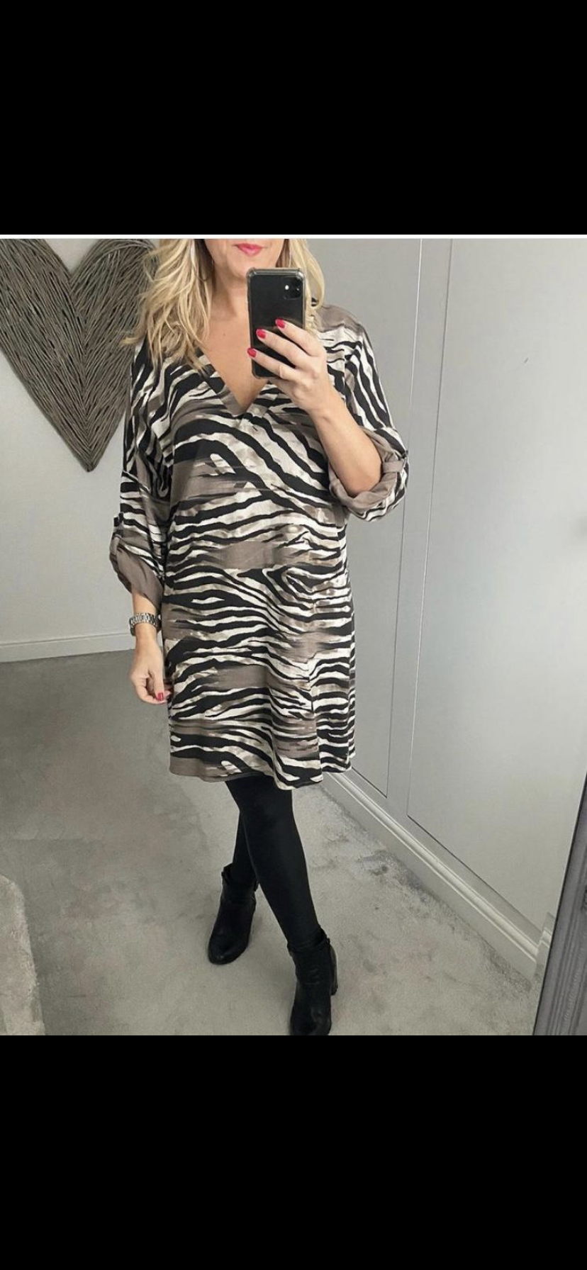 Tiger Print Tunic