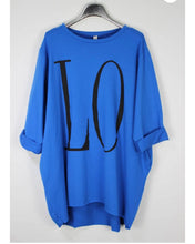 Load image into Gallery viewer, Cobalt ‘LOVE’ Sweatshirt
