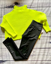 Load image into Gallery viewer, Cold Shoulder Neon Jumper
