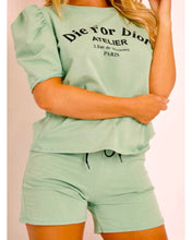 Load image into Gallery viewer, ‘Die for Dior’ Shorts Co-ord
