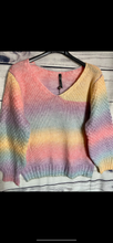 Load image into Gallery viewer, Rainbow Puffed Sleeve Jumper
