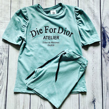 Load image into Gallery viewer, ‘Die for Dior’ Shorts Co-ord
