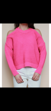 Load image into Gallery viewer, Cold Shoulder Neon Jumper
