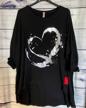 Load image into Gallery viewer, Metallic Heart Sweater
