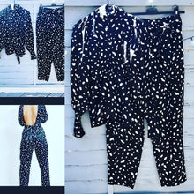 Load image into Gallery viewer, Sheer Spotted Open Back Co-ord
