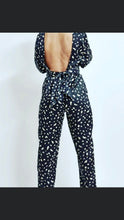 Load image into Gallery viewer, Sheer Spotted Open Back Co-ord
